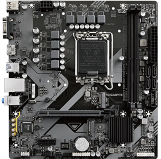 GIGABYTE B760M-H DDR5 VGA-HDMI PCIe 4.0 1700p mATX