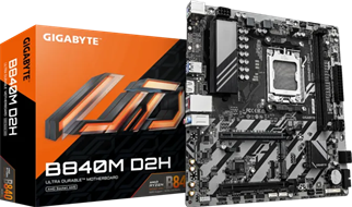 GIGABYTE B840M-D2H DDR5 HDMI-DP PCIE 5.0 AM5 mATX