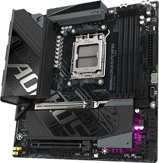 GIGABYTE B850M AORUS ELITE WIFI6E DDR5 HDMI-TP TYPEC PCEI 5.0 AM5 mATX