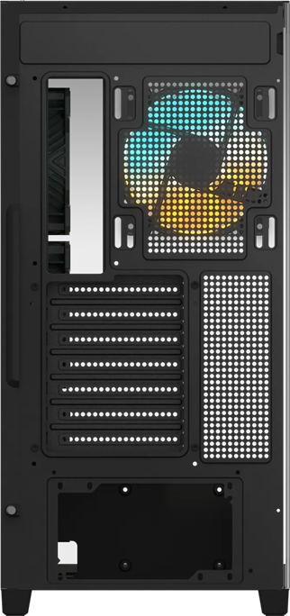GIGABYTE C500 Panoramic Stealth Ön ve Yan Paneli Temperli Cam 4x ARGB Fanlı Gizli Konnektör Uyumlu Siyah Mid Tower Kasası