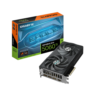 GIGABYTE GV-N506TEAGLE OC-16GD, RTX5060TI, EAGLE OC, 16Gb, GDDR7, 128BIT, 2 Fanlı, 1xHDMI, 3xDP, GAMING Ekran KARTI