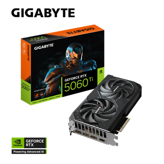 GIGABYTE GV-N506TWF2OC-16GD, RTX5060TI, WINDFORCE OC, 16Gb, GDDR7, 128BIT, 2 Fanlı, 1xHDMI, 3xDP, GAMING Ekran KARTI
