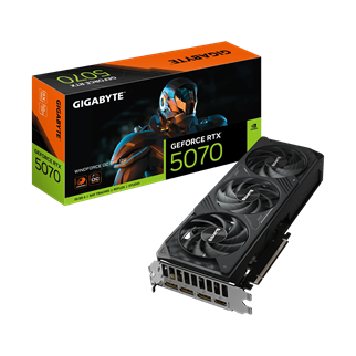 GIGABYTE GV-N5070WF3OC-12GD, RTX5070, WINDFORCE OC, 12Gb, GDDR7, 192BIT, 3 Fanlı, 1xHDMI, 3xDP, GAMING Ekran KARTI
