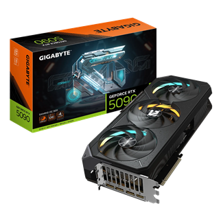 GIGABYTE GV-N5090GAMING OC-32GD, RTX5090, GAMING OC, 32Gb, GDDR7, 512BIT, 3 Fanlı, 1xHDMI, 3xDP, GAMING Ekran KARTI