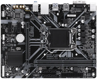 GIGABYTE H310M-S2 DDR4 SATA3 PCIe 16X v3.0 1151p v2 mATX