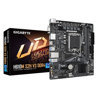 GIGABYTE H610M S2H V3, DDR4, rev1.0, 2xDDR4, M.2, D-SUB, HDMI, DP, 12-13.14.Nesil, LGA1700 Soket, Anakart