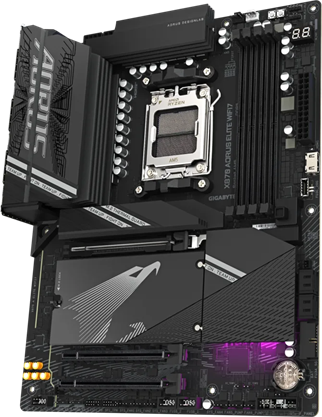 GIGABYTE X870 AORUS ELITE WIFI7 DDR5 HDMI-DP TYPEC PCIE 5.0 AM5 ATX