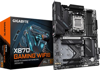 GIGABYTE X870 GAMING WIFI6 HDMDP TYPEC PCIE 5.0 AM5 ATX