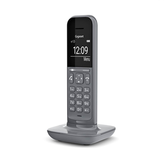 GIGASET CL390, Dect Telefon, Gri, 12 Saat Konuşma, 180 Saat Bekleme, 150 Kişilik Rehber