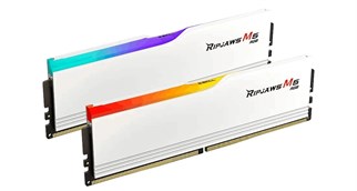 GSKILL 32GB (2X 16GB) DDR5 6000MHZ CL36 DUAL KIT RGB PC RAM RIPJAWS M5 F5-6000J3636F16GX2-RM5RW BEYAZ