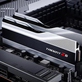 GSKILL 32GB (2X 16GB) DDR5 6000MHZ CL36 RGB DUAL KIT PC RAM TRIDENT Z5 SILVER F5-6000U3636E16GX2-TZ5S