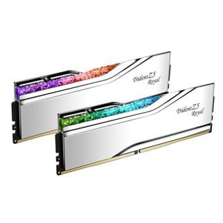 GSKILL 32GB (2X 16GB) DDR5 6400MHZ CL32 RGB DUAL KIT PC RAM TZ5 ROYAL SILVER F5-6400J3239G16GX2-TR5S