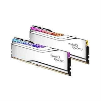 GSKILL 48GB (2X 24GB) DDR5 8000MHZ CL40 RGB DUAL KIT PC RAM TRIDENT Z5 ROYAL SILVER F5-8000J4048G24GX2-TR5NS