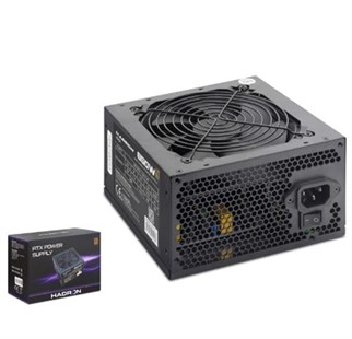 HADRON HD424 PC Power Supply Güç Kaynağı 650W 12 cm Fan ATX 80 Plus Siyah