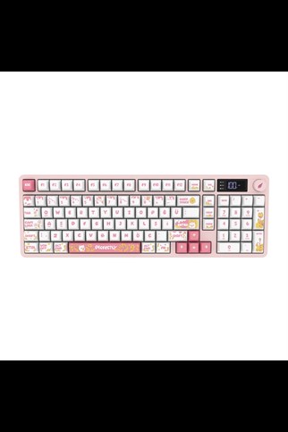 HAWK GAMING HK258WP KABLOSUZ BEYAZ PEMBE KLAVYE