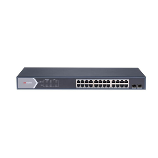 HIKVISION 24port PoE 225W 2-SFP Gigabit Yönetilemez Switch DS-3E0526P-E/M