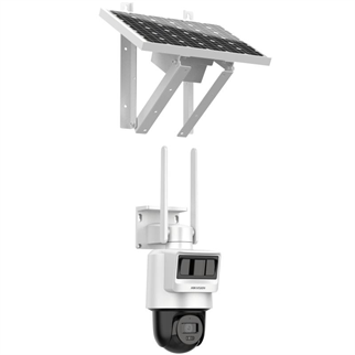 HIKVISION 4MP PT Speed Dome 2.8mm Pan-Tilt Solar IP Kamera (4G Sim Kart Destekli) DS-2DE2C400IWG-K/4G/C05S10