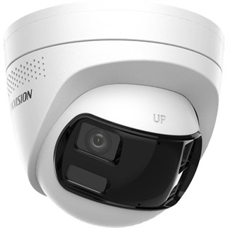 HIKVISION 8MP Dome 2.8mm 180° Çift Lensli IP Kamera Sesli IP67 DS-2CD1383G2P-LIUF/S(L)