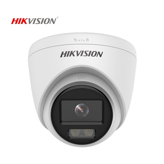 HIKVISION DS-2CD1327G0-LUF 2Mpix, 2,8mm Lens, H265+, 30Mt Gece Görüşü, Dahili Mikrofon, Color Vu Lite, Full Time Color, Dome IP Kamera