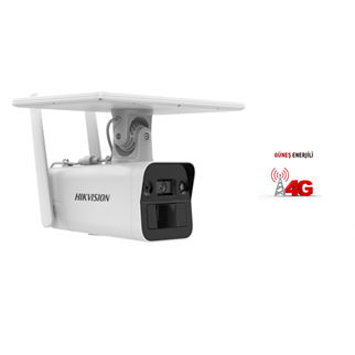 HIKVISION DS-2XS2T41G1-ID/4G, 4Mpix,  4mm,   30Mt Gece Görüşü, Dahili Mikrofon, 4G, Solar  IP Kamera