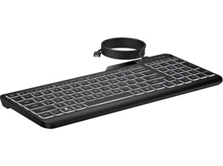HP 405 7N7C1AA Işıklı Kablolu Kurumsal Klavye (Backlit Wired Keyboard)