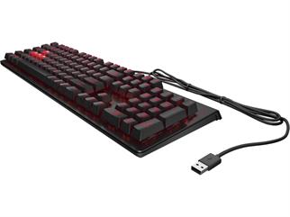HP 6YW76AA Omen Encoder LED Kablolu Mekanik Oyuncu Klavyesi  RGB (Cherry MX Red)