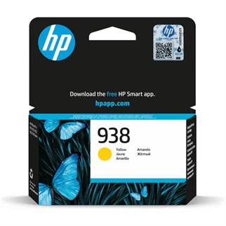 HP 938 Sarı Orijinal Mürekkep Kartuşu (4S6X7PE)