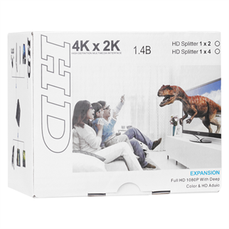 HYTECH HY-LU4, 4xHDMI, 2K-4K, Monitör Çoklayıcı, (1PC-4Monitör)