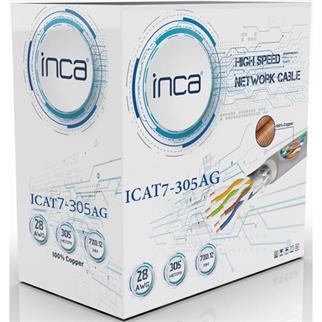 INCA CAT7 S-FTP 23AWG 305m Saf Bakır LSZH Kablo ICAT7-305AG
