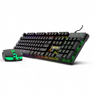 INCA IKG-448 Kablolu USB Q Trk Siyah Gaming Klavye - Mouse Set