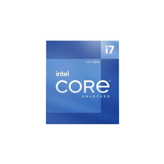 INTEL i7-12700KF 12 Core, 3.60Ghz, 25Mb, 125W, LGA1700, 12.Nesil, BOX, (Dahili Grafik YOK, Fan YOK)