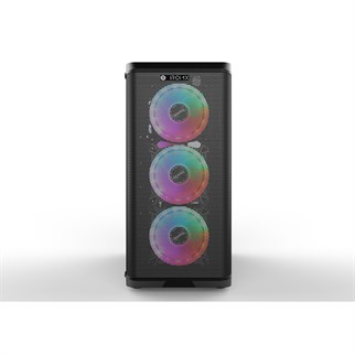 IROMX MERIDIAN BTX-NPG PSU YOK 4x12CM ARGB FAN ATX 2xUSB3.0 SİYAH KASA