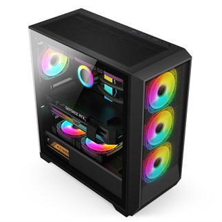 IROMX ORENDA BTX-75G3 750W 4x12CM ARGB FAN ATX 2xUSB2.0/1xUSB3.0 360MM SOĞUTUCU DESTEKLİ SİYAH KASA