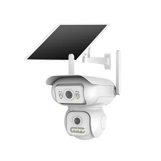 Joysee SW2 6Mp 2x2.8mm AOV Solar Wifi İki Kamera 4IR+4Led PTZ