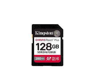 KINGSTON 128GB SDXC SD Kart React+ SDR2V6/128GB