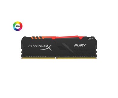 KINGSTON 16GB DDR4 3200MHZ CL17 RGB PC RAM HYPERX FURY HX432C16FB3A/16