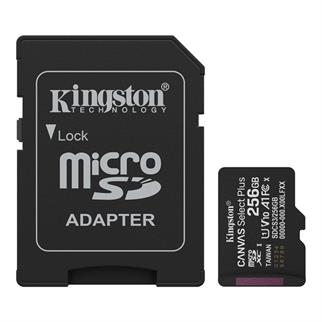 KINGSTON 256GB CANVAS SELECT PLUS DCS3/256GB MICRO-SD HAFIZA KARTI