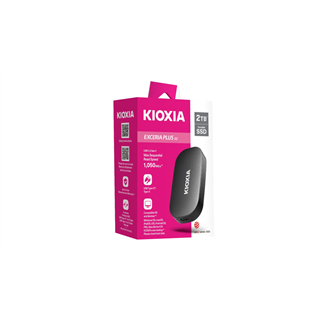 KIOXIA EXCERIA PLUS, LXD20K002TG8, 2TB, 1050/1000, Gen2, USB 3.2, Taşınabilir Harici SSD