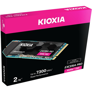 KIOXIA EXCERIA PRO, LSE10Z002TG8, 2TB, 7300/6400, Gen4, NVME PCIe M.2 2280, SSD