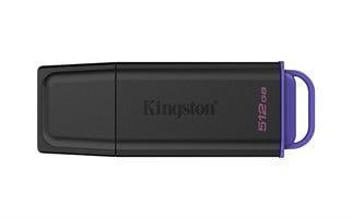 Kingston DTXG2-512GB 512GB Portable USB 3.2 Gen 1 DataTraveler Exodia Black-Purple Flash Bellek