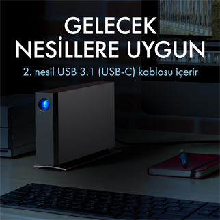 LACIE 24TB d2 Pro STHA24000800 Usb 3.2 Harici Disk