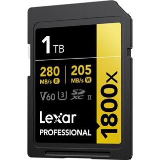 LEXAR 1TB  PROFESSIONAL 1800X LSD1800001T-BNNNU SDHC HAFIZA KARTI