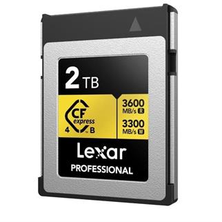 LEXAR 2TB PROFESSIONAL GOLD LCXEXP4002T- RNENG CFEXPRESS 4.0 TYPE-B KART