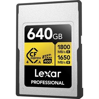 LEXAR 640GB PROFESSIONAL GOLD LCAGOLD640G- RNENG CFEXPRESS 4.0 TYPE-A KART