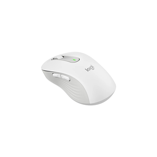 LOGITECH 910-006238, M650L Signature, Beyaz, Sağ El, USB Nano 2,4G Kablosuz,4000dpi, Optik, 5 Tuşlu, 24ay Pil Ömrü, Sessiz Mouse