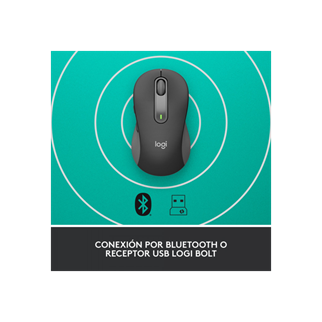 LOGITECH 910-006253, M650 Signature, Siyah, Sağ El, USB Nano 2,4G Kablosuz, 4000dpi, Optik, 5 Tuşlu, 24ay Pil Ömrü, Sessiz Mouse