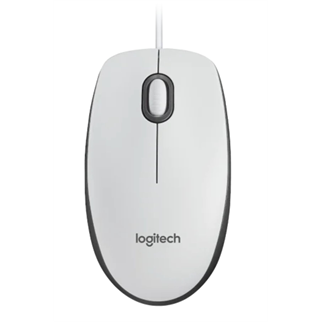 LOGITECH 910-006764, M100 Beyaz, USB Kablolu, 1000dpi, Optik, 3 Tuşlu, Mouse