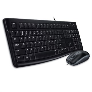 LOGITECH MK120 Kablolu USB Q Trk Siyah Klavye - Mouse Set (920-002560)