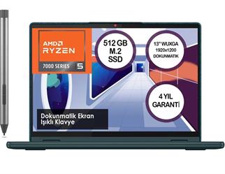 Lenovo Yoga 6 83B2009NTX Amd Ryzen 5 7530U 8GB 512GB SSD Freedos 13.3