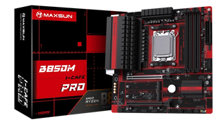 MAXUN B850M-M I-CAFE PRO DDR5 HDMI-DP PCIE 5.0 AM5 mATX